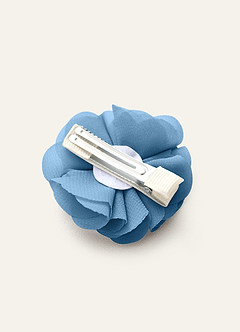 front Four-Piece Matching Color Chiffon Hair Clip Set