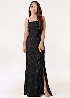 front Azazie Eve Junior Formal Dress