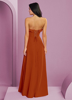 Barbie ♥ Azazie Bridesmaid Dresses Paprika A-Line Sweetheart Neckline Chiffon Dress image8