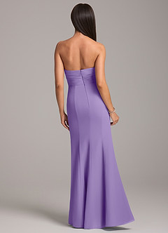 Azazie Yola Bridesmaid Dresses Tahiti Sheath Pleated Chiffon Convertible Dress image6