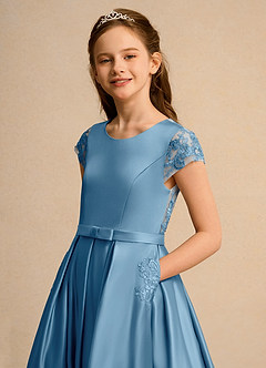 Azazie Bunny Junior Formal Flower Girl Klänningar Klä Balklänning i Spets image4