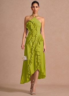 Robe Maxi Vert Citron Hatsu image4
