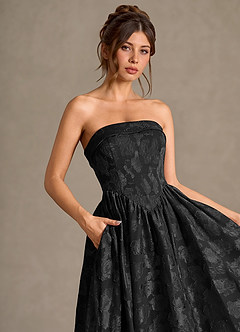 Vestido Negro Midi Mila image7