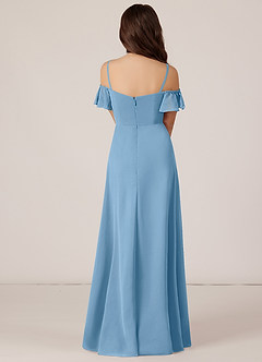 Azazie Juna Junior Klänning av A-Line i Chiffong Av axeln image2