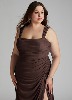 Azazie Jesaphine Suknie dla druhen Osłona Ukłon Siatka Do ziemi Sukienka image11