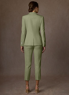front Kennedy Pistacchio Blazer elasticizzato strutturato