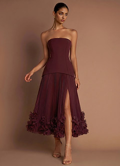 Marnie Wine Midi Dress image4