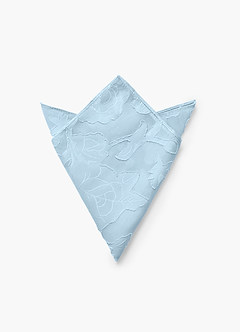 front Floral Burnout Pocket Square