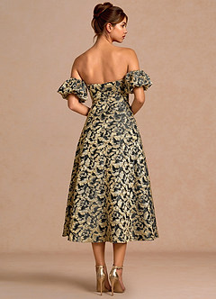 Belisse Black Midi Dress image2