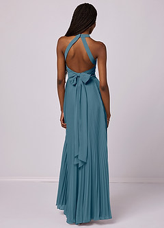 Barbie ♥ Azazie Bridesmaid Dresses Bermuda A-Line Pleated Chiffon Dress image2
