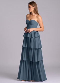 Azazie Faye Bridesmaid Dresses Neptune A-Line Sweetheart Neckline Chiffon Dress image5