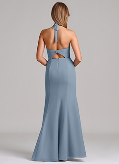 Azazie Emeria Suknie dla druhen Syrena Dekolt w kształcie serca Szyfon Do ziemi Sukienka image2