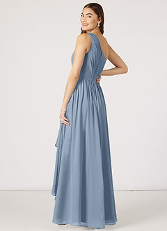 Azazie Mathilda Bridesmaid Dresses A-Line One Shoulder Chiffon Asymmetrical Dress image4