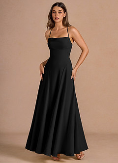 Maika Black Maxi Dress image5