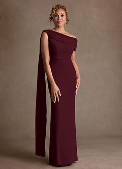 Azazie Bassi Suknie dla Matki Panny Młodej Syrena Zza ramienia Siatka Długość podłogi Sukienka image1