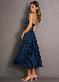 Celene Navy Midi Dress image4