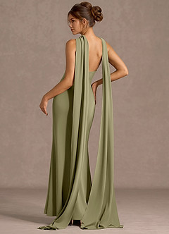 Vestido Verde Frijol Largo Quenelle image2