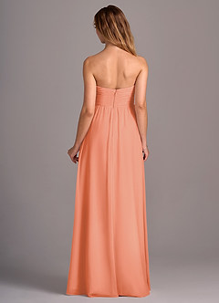 Azazie Joni Bridesmaid Dresses Sunset A-Line Strapless Chiffon Convertible Dress image5