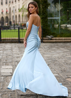 Glitz Light Blue Mermaid Prom Dress image4