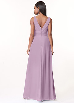 Azazie Julianna Bridesmaid Dresses Wisteria A-Line Chiffon Dress image2