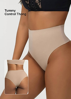 front String sans coutures taille haute gainant