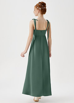 Azazie Rosey Junior Eucalyptus A-Line Sweetheart Neckline Stretch Satin Dress image6