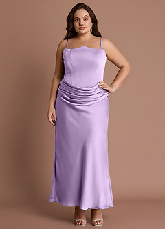 Debby Maxi Klänning Frostad Lila image8