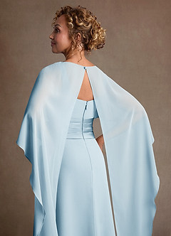 Azazie Marilla Suknie dla Matki Panny Młodej Linia A Pofałdowany Szyfon Długość podłogi Sukienka image7