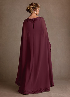 Azazie Artemisia 신부의 어머니 드레스 쉬스 레이스 쉬폰 플로어 길이 드레스 image3