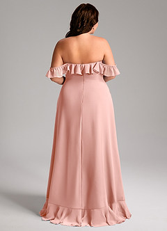 Azazie Lyra Bridesmaid Dresses Rosette A-Line Chiffon Convertible Dress image12