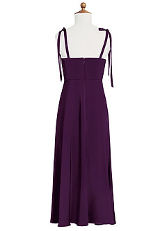 Azazie Rosey Junior Robe Trapèze en Satin extensible Encolure en Forme de Cœur Grain De Raisin image8