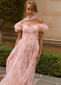 Vestido Melocotón Largo Tania image2