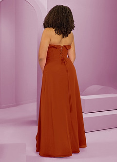 Barbie ♥ Azazie Bridesmaid Dresses Paprika A-Line Sweetheart Neckline Chiffon Dress image6