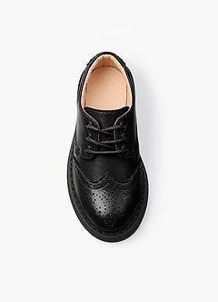 front Boys' Leather Brogue Dress Shoes