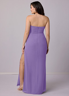 Barbie ♥ Azazie Bridesmaid Dresses Tahiti Sheath Strapless Chiffon Convertible Dress image9