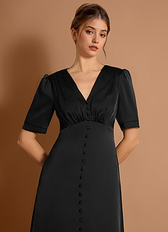 Enyra Black Midi Dress image6