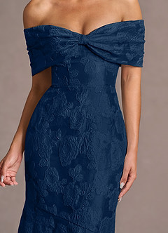 Maxi jurk Valoria  Donkere Marine image6