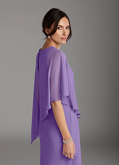 Azazie Sparrow Mother of the Bride Dresses Tahiti Sheath Sequins Chiffon Dress image5