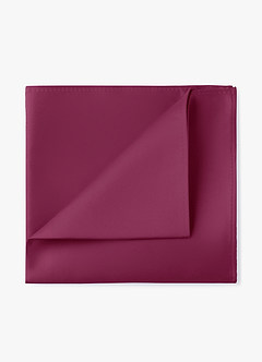front Matte Satin Skinny Tie and Pocket Square Set