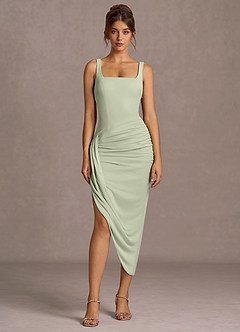 Nevaeh Light Green Midi Dress image6