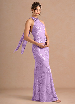 Vestido Lila Escarchada Maxi Dillon image4