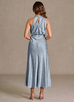 Kleid Lumi Blaues Blumenmuster image2
