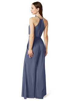 Azazie Kenzi Brautjungfernkleider Plissee Chiffon Overall/Jumpsuit Sturm image4