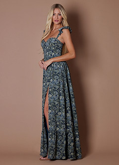 vestido Maxi Flor Índigo Kerra image7