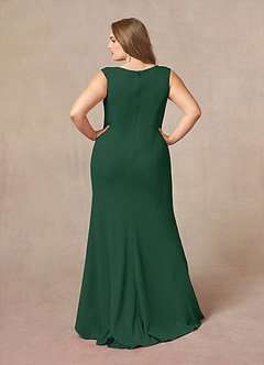 Azazie Juliane Mère de la mariée Robes Robe Sirène en Dentelle Paillettes Vert Foncé image7