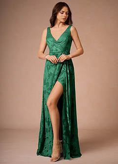 Yoris Dark Green Maxi Dress image4