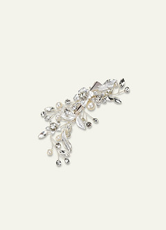 front Pearl Floral Hair Clip