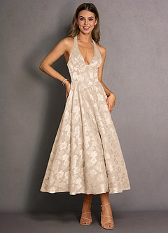 Isabeau Cream Midi Dress image5