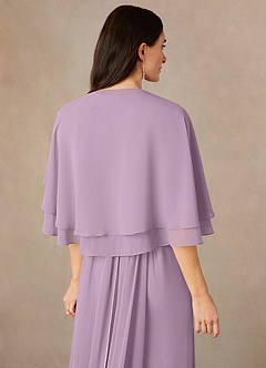 front Azazie Chiffon Double Layered Wrap