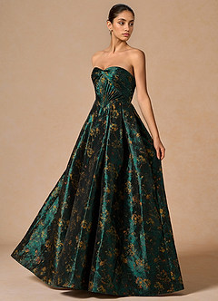 Vestido Verde Profundo Largo Aoife image6